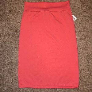 Charlotte Russe Salmon Pencil Skirt